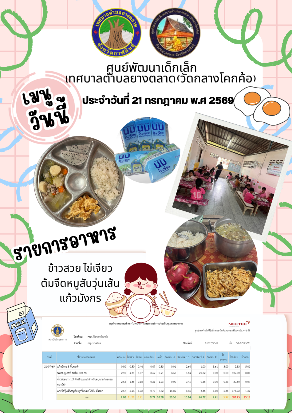 กิจกรรมเทศบาลตำบลยางตลาด