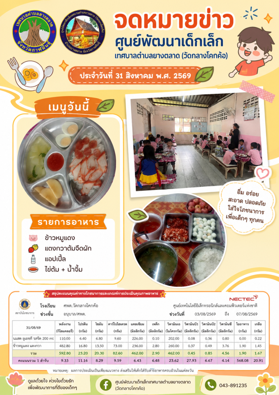 กิจกรรมเทศบาลตำบลยางตลาด